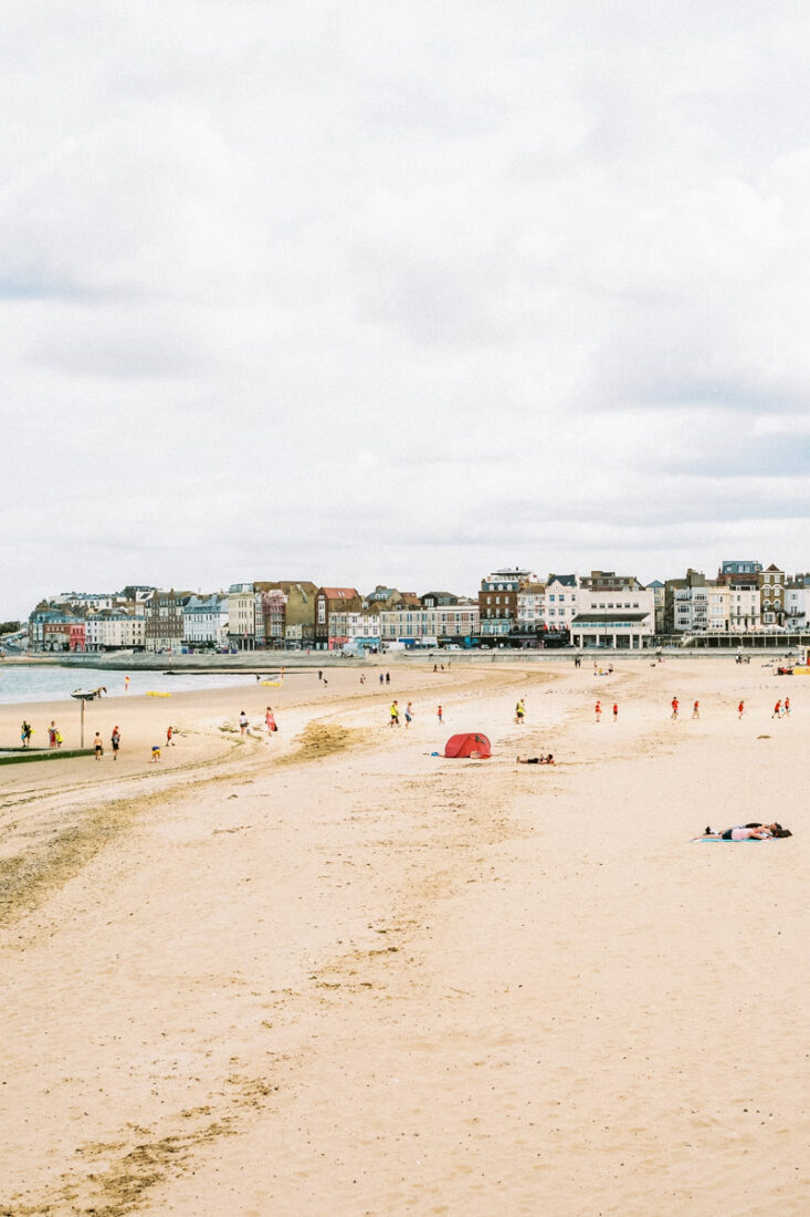 Nostalgic Margate Beach Wall Art Print | Vintage English Seaside Decor